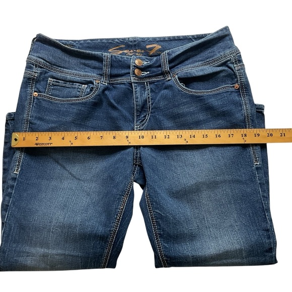 Seven7 Blue Ankle Jeans - Picture 8 of 13
